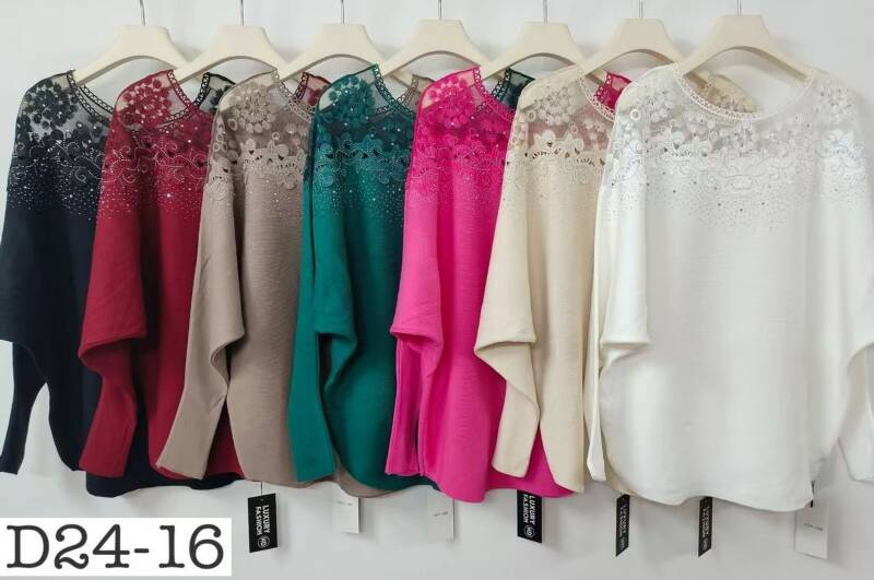 Bluzki damskie Roz Standard, Mix Kolor Paczka 10 szt